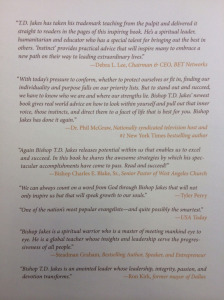 T.D. Jakes Instinct Back Cover