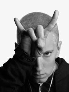 Eminem Uses the Sign to make a Baphomet