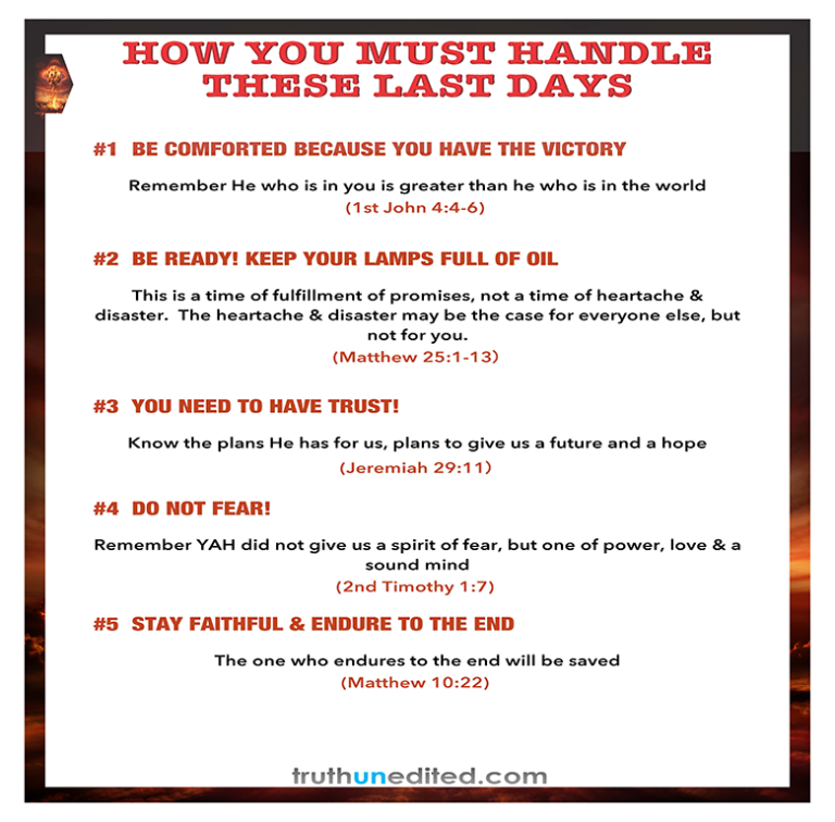 How to handle these last days thumbnail – truthunedited.com