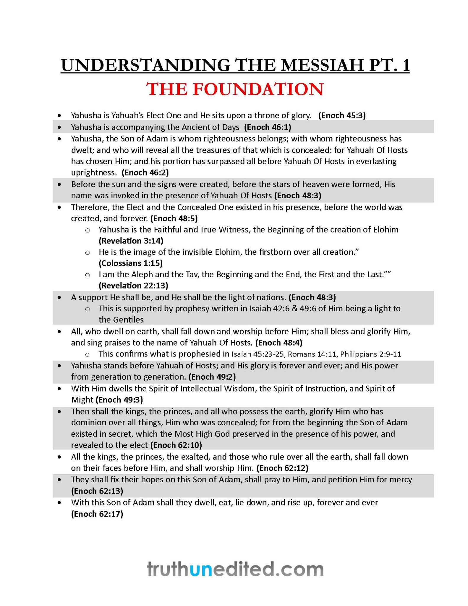 Messiah Script UNDERSTANDING THE MESSIAH PART 1: THE FOUNDATION – truthunedited.com